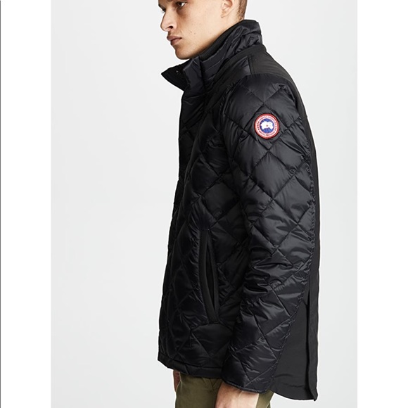 hendriksen slim fit quilted down coat